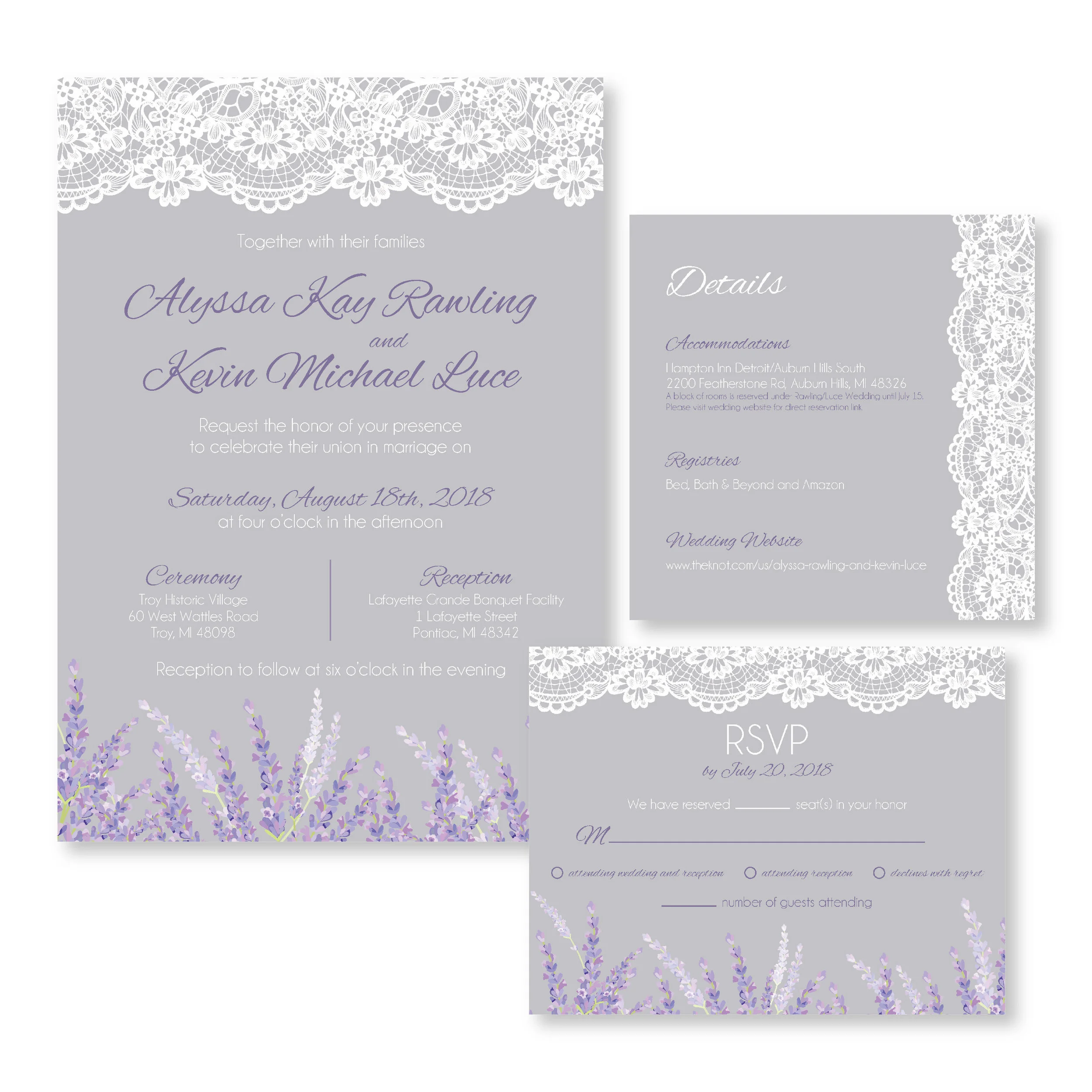 Custom Event Stationery Design