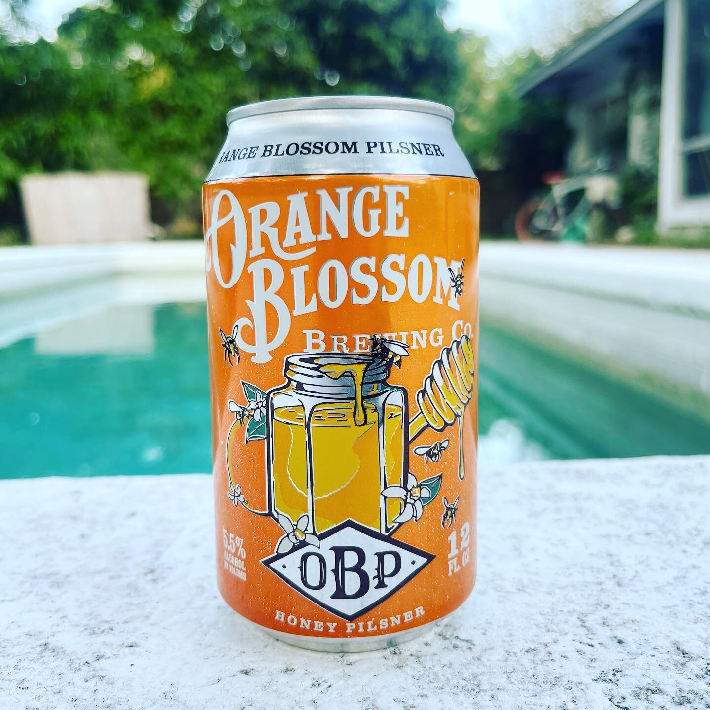 Hello weekend! 😁🍻🧡
.
#orangeblossompilsner #obp #orlandobeer #orlando #floridabeer #pilsner