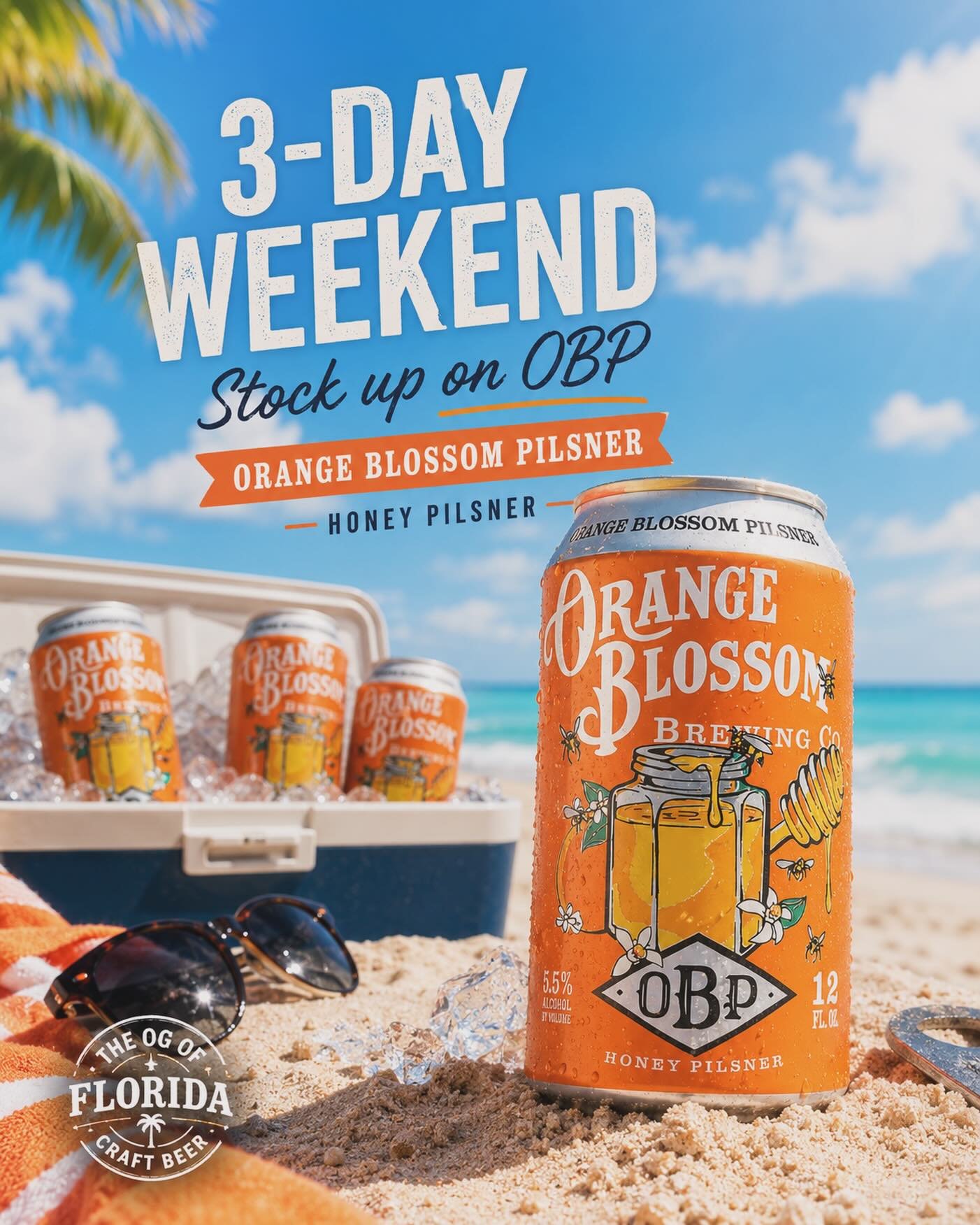 Use our beer finder at: orangeblossombrewing.com to find your nearest retailer and stock up for the weekend 😁🧡🍻