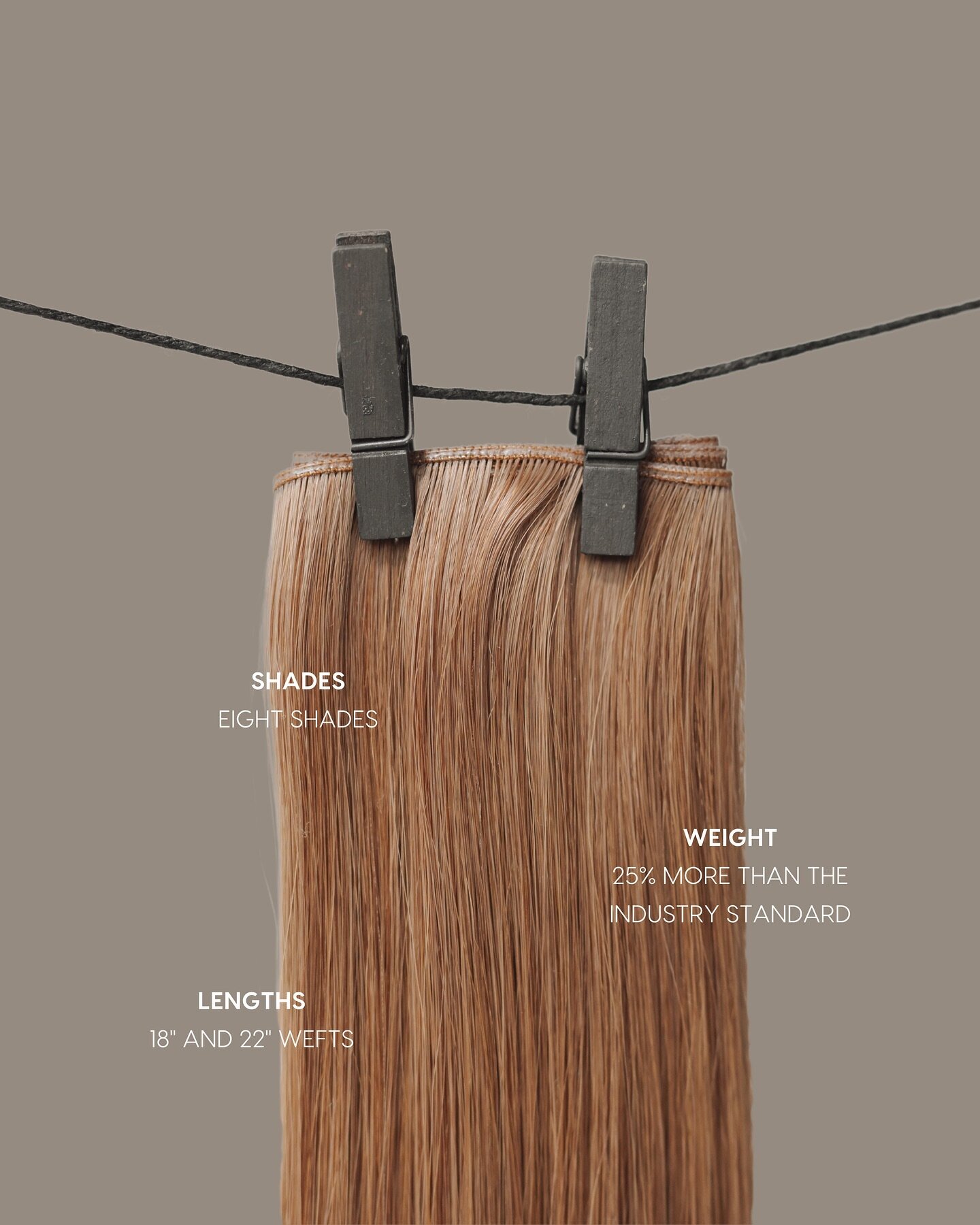 Specs of Canvas Hair. 

We&rsquo;ve created eight stunning shades that come in 18&rdquo; and 22&rdquo; inch options. 

Our wefts weigh 25% more than the industry standard. 

Our hair is in stock at @casameka or you have the option to order online via