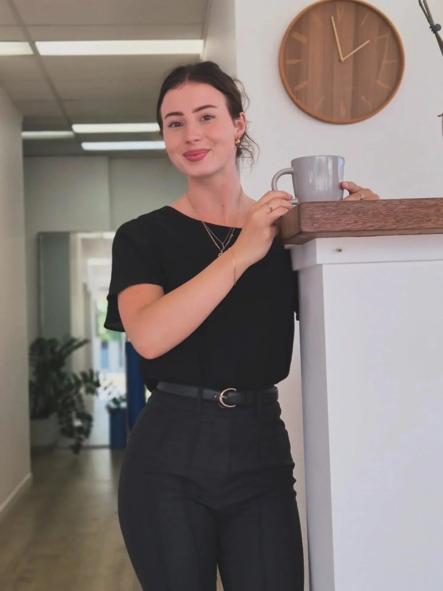 If you haven't already, meet Jasmin.  She started working with us over a month ago.  She is wonderful and fits in beautifully with the generally* kind ladies behind the front desk ♡
*genuinely 😘x 

Plus some happy snaps from this morning.  Christmas