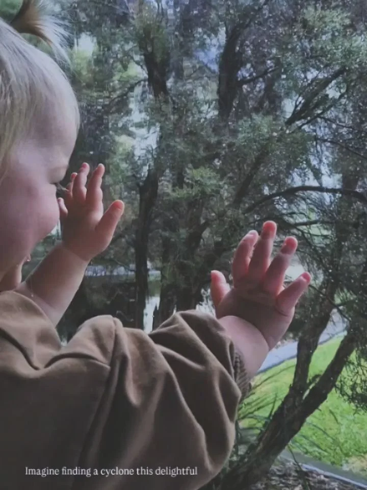 Romanticising a cyclonic morning.  Yet to go check what state the clinic is in 🫣🤞🏼