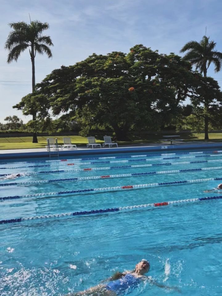 After school swim at the local 50m ♡