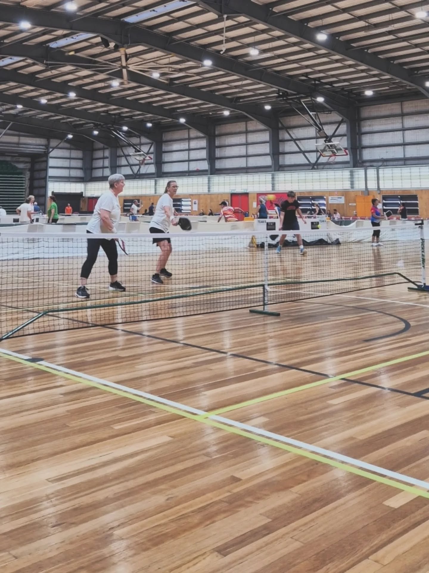 Really love that my kids get to see their grandma play sports.  And play well @cathy_vb61 👏🏼👏🏼