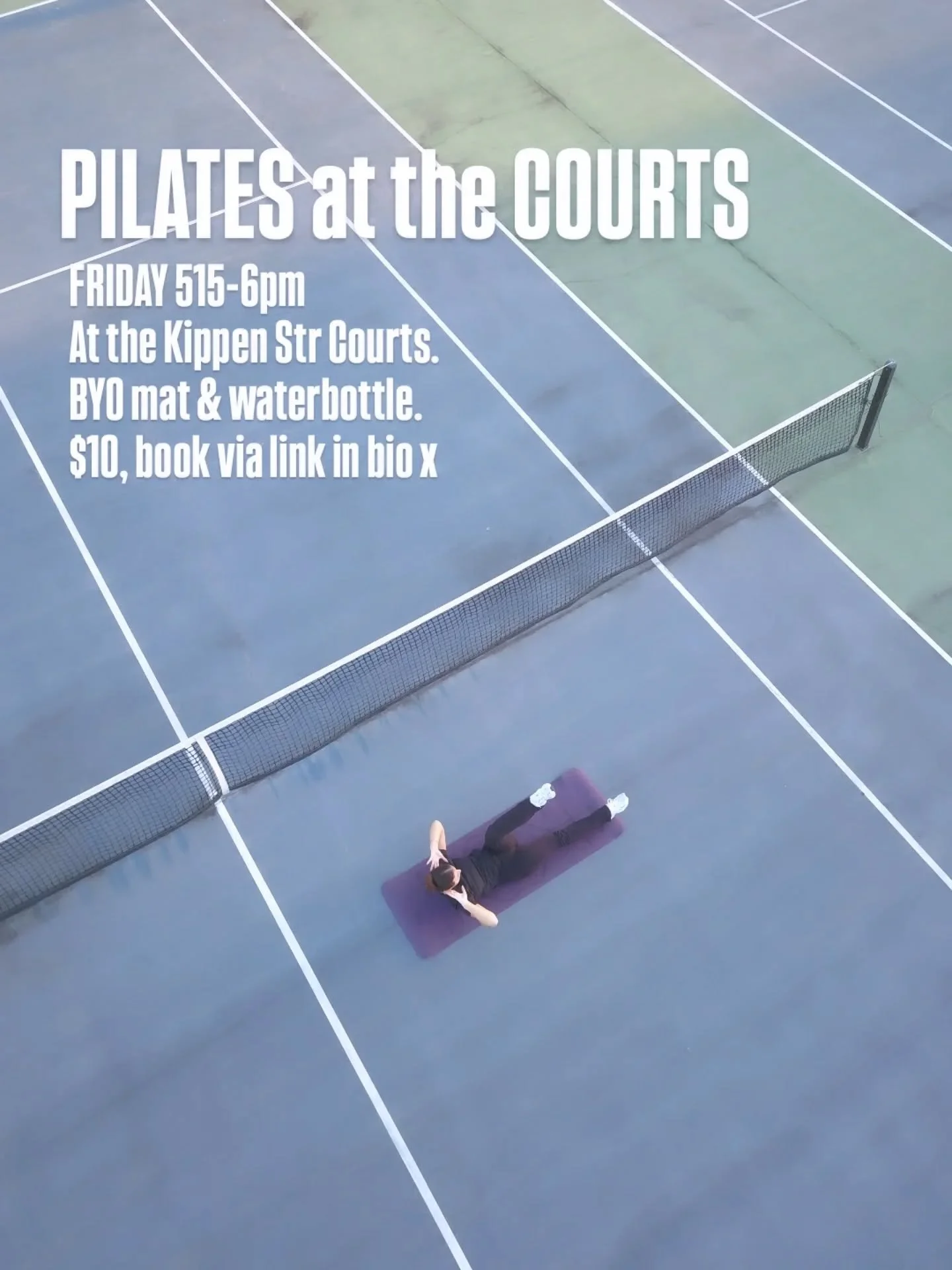 1 day until kick off :) 
Follow the link in bio to book in. 
Select classes in the top right, then Pilates at the Courts x