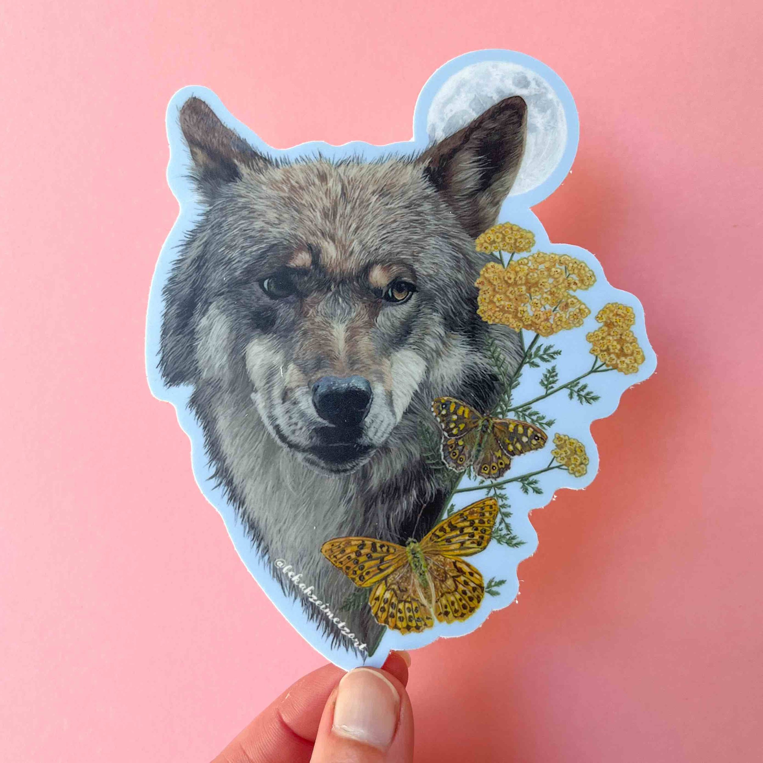 Wolf and Yarrow Sticker.jpg