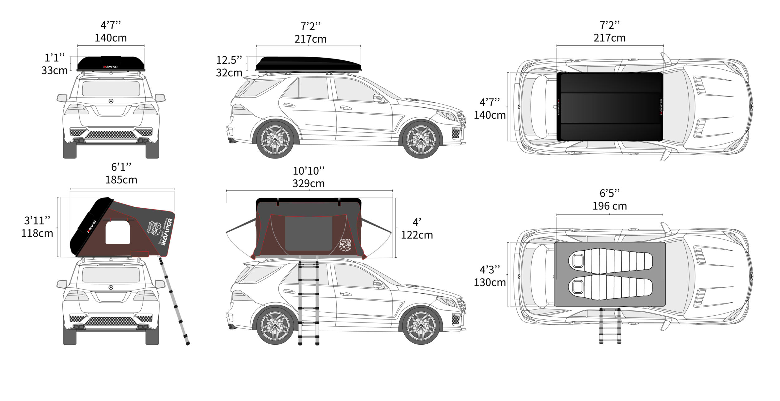 Skycamp 2x Comfort For 2 Simply Go Camper