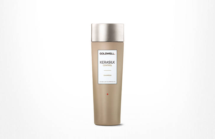 SHAMPOO KERASILK CONTROL • With Keratin and Liquid Silk. • For unmanageable, unruly and frizzy hair. • Gently cleanses and smoothes. To purchase, contact us