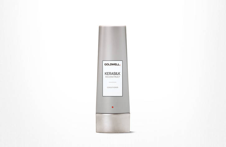 CONDITIONER KERASILK RECONSTRUCT • With Keratin and Hyaloveil™. • For stressed and damaged hair. • Nourishes, softens and conditions. To purchase, contact us