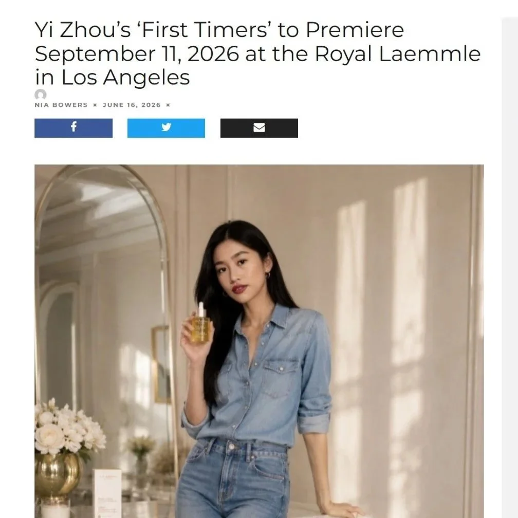 Yi Zhou’s ‘First Timers’ to Premiere September 11, 2026 at the Royal Laemmle in Los Angeles