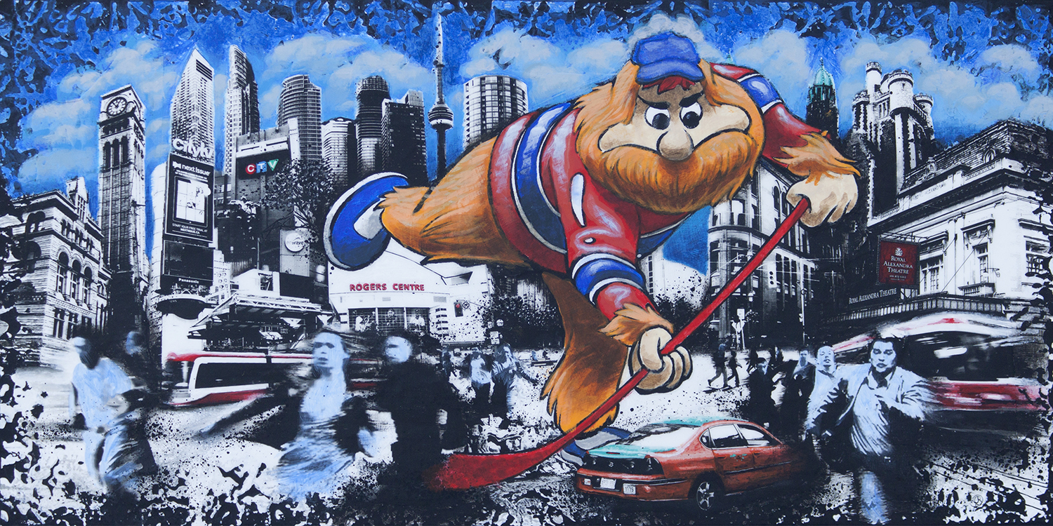 L'œuvre Toronto Terror sera dévoilée pour la première fois à Toronto, fin février.
