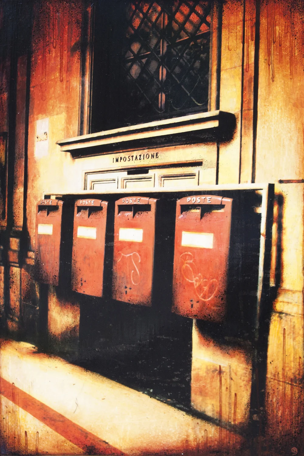 “Viewpoints 2”, 2014, by Denise Buisman Pilger. Mixed media on wood, 36” x 24”. Copyright © 2014 Denise Buisman Pilger. Used by permission of the artist.