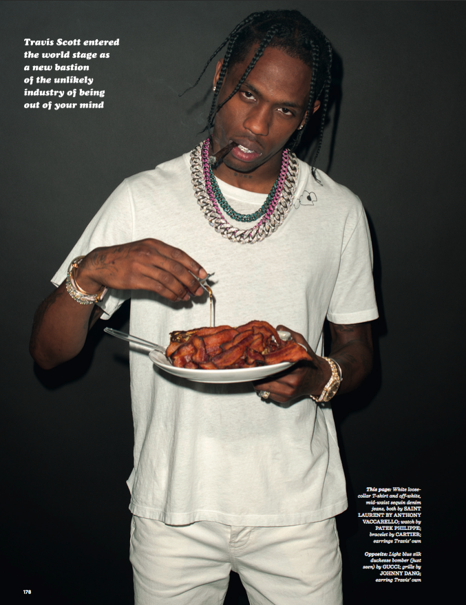 Travis Scott X British Gq Style Olliver Sharp