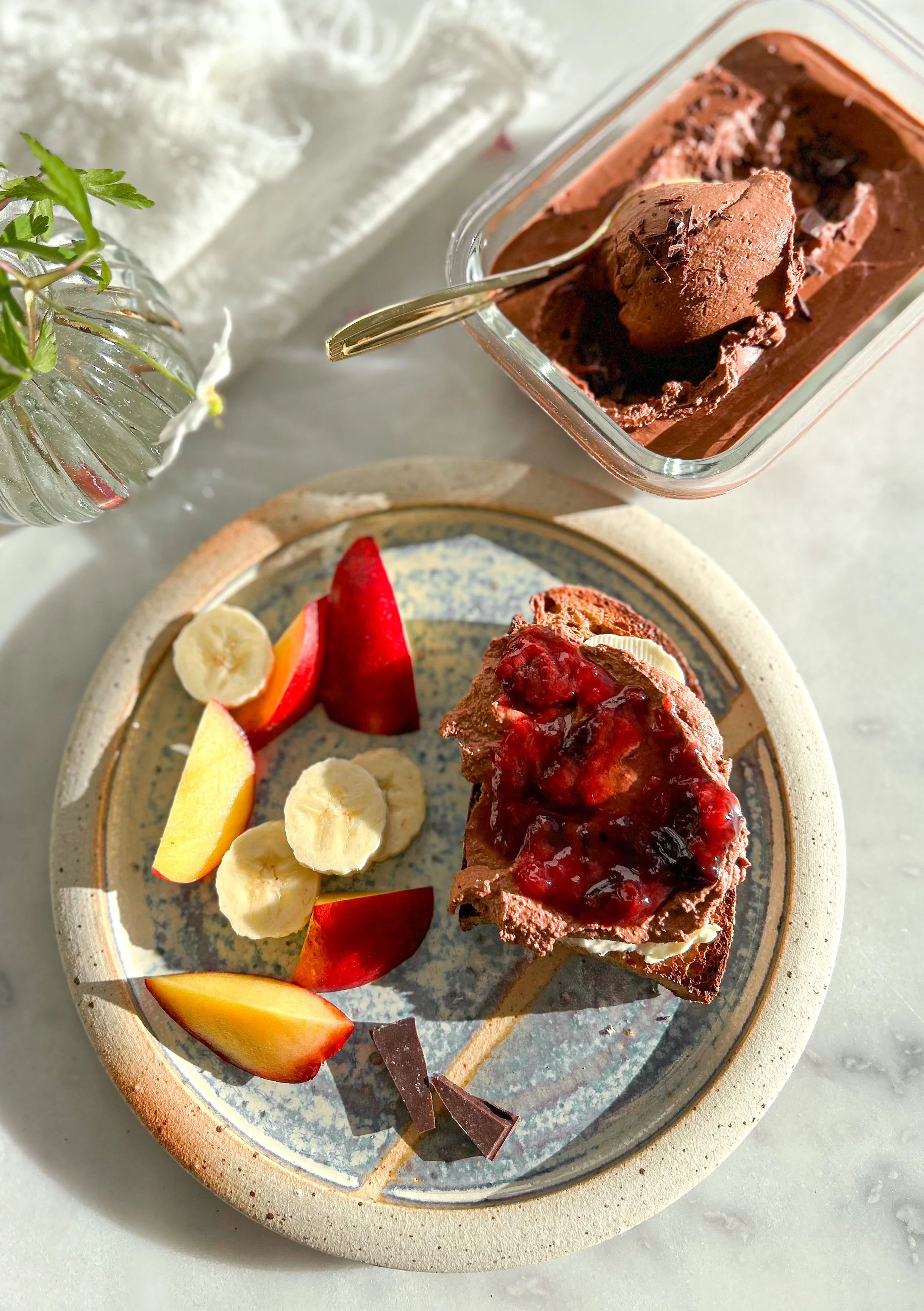 Vegansk chokladhummus 