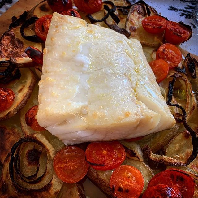 Bacalao al horno, necesitaba algo mas de desalado #micocinaesdetodos