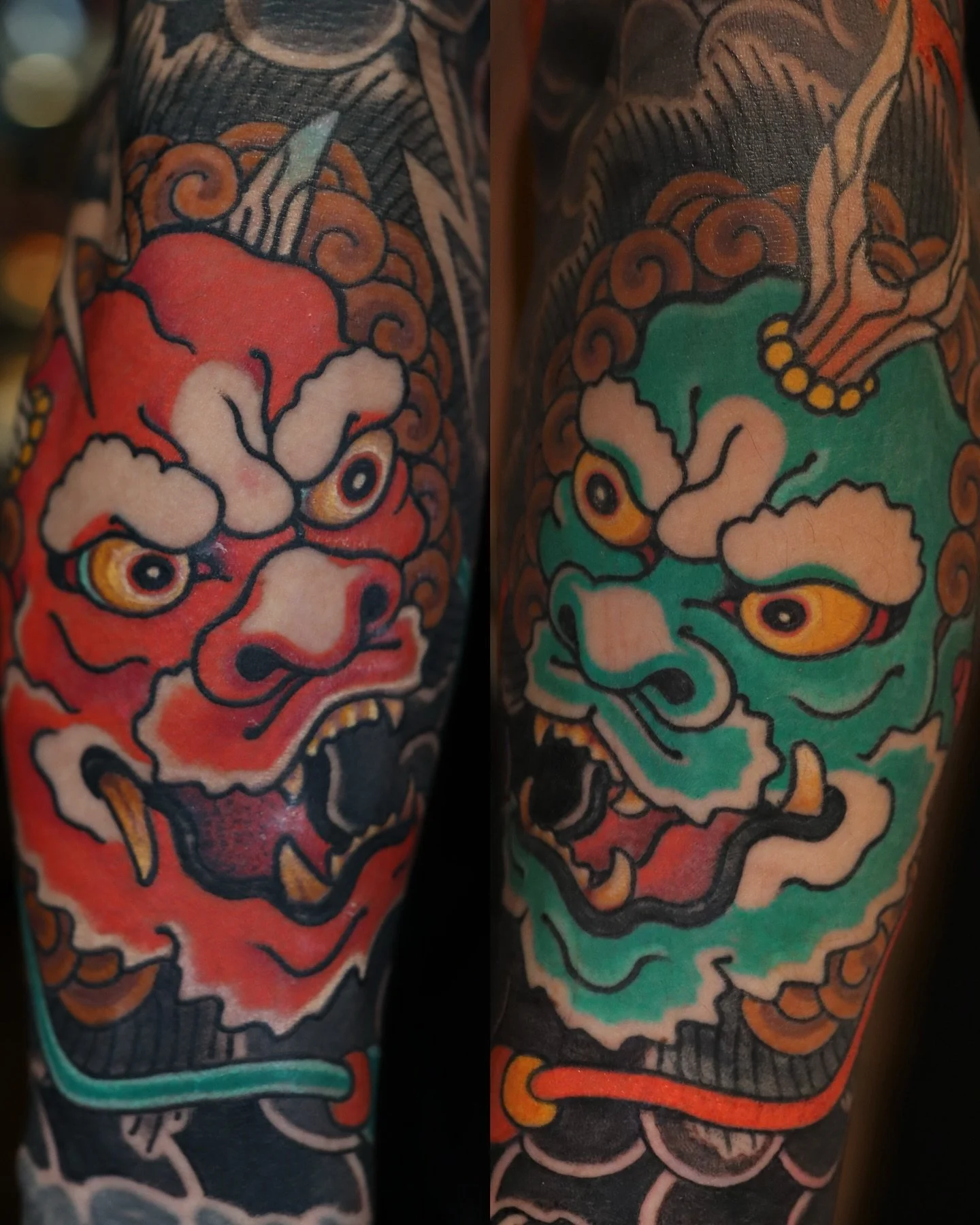 Work done by @hirotattooer

Check 👇🏻👇🏻
Toyohashi @company_japan 
Okinawa @momoyama.tattoo

Looking for Japanese books? 
Check @bakezoribooks

Wizard Tattoo Supply
@wizardtsltd

#company_japan  #hiroidm #hirotattooer #zerosentattoocrew #tattoo  #t