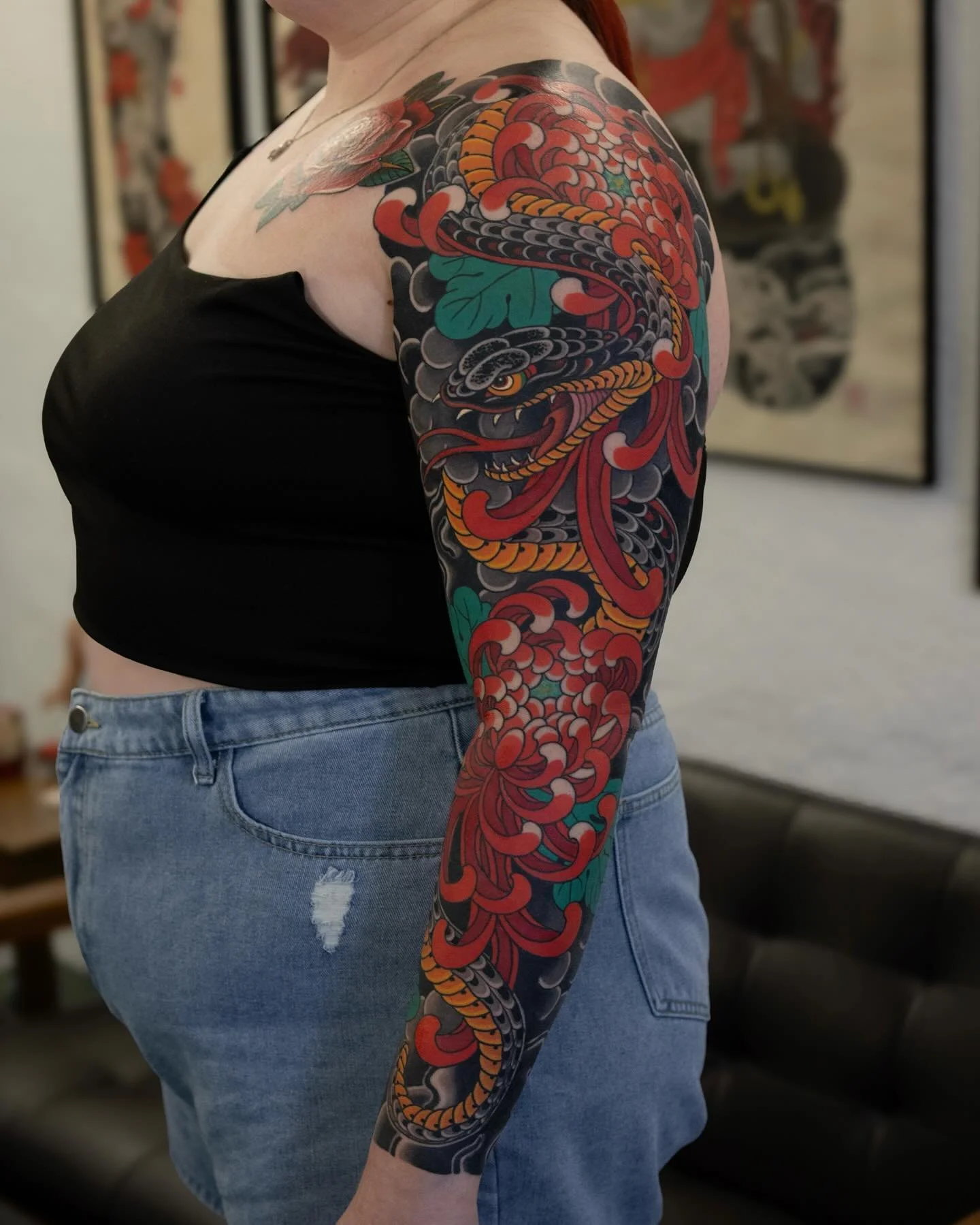 Thank you Brooke for the trust . 
Work done in Okinawa at @momoyama.tattoo 

Work done by @hirotattooer

Check 👇🏻👇🏻
Toyohashi @company_japan 
Okinawa @momoyama.tattoo

Looking for Japanese books? 
Check @bakezoribooks

Wizard Tattoo Supply
@wizar