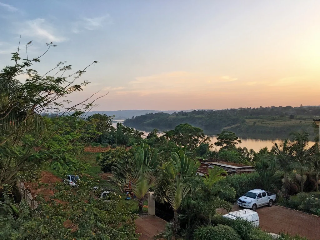After a long work day there is nothing better than a Ugandan sunset over the Nile.