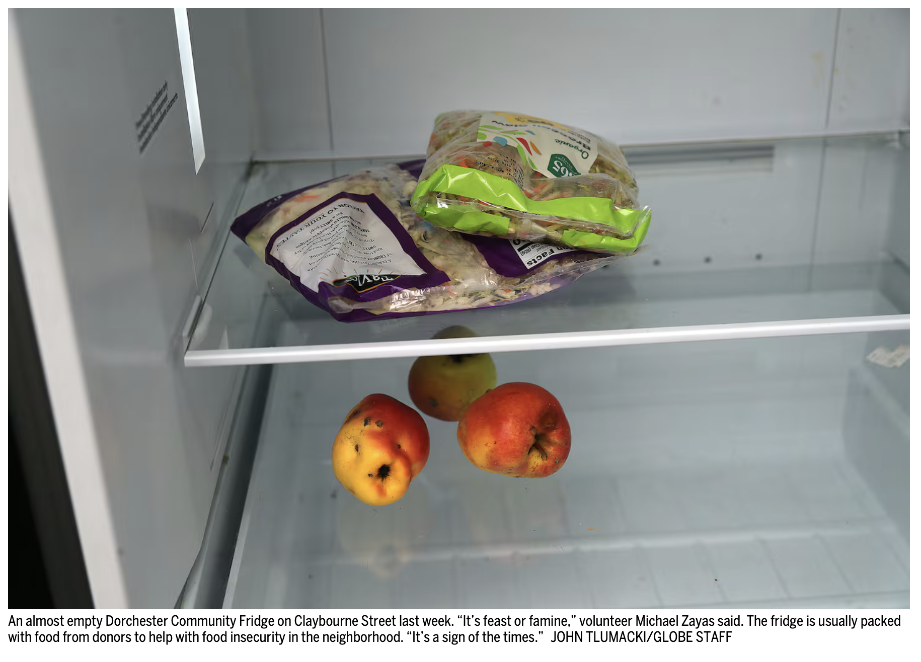 Boston Globe: ‘Take what you need and leave what you can’: Community fridges are the people’s food bank
