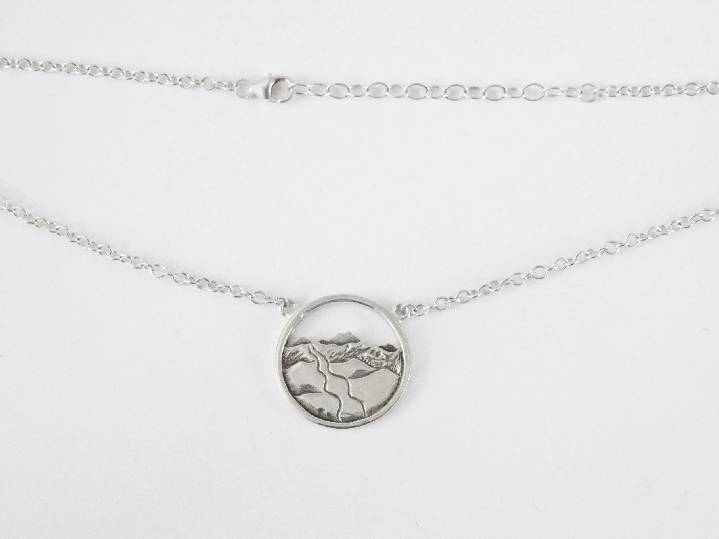 First Tracks Necklace sterling silver — Tossi Jewelry