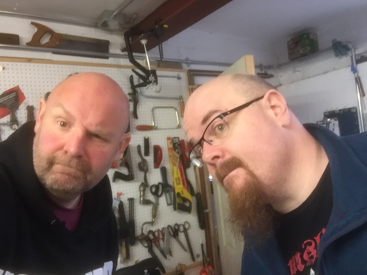 Dominic & Paul do "Tool Autopsy" in Dominic's workshop