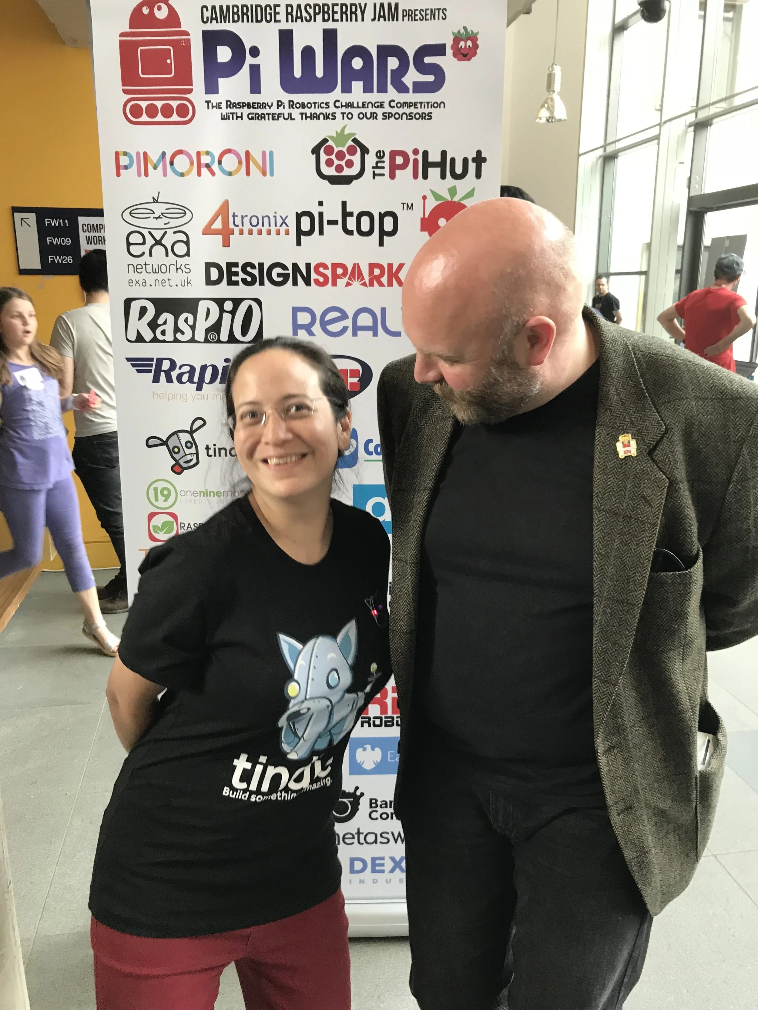 Jasmin & Dominic at Pi Wars