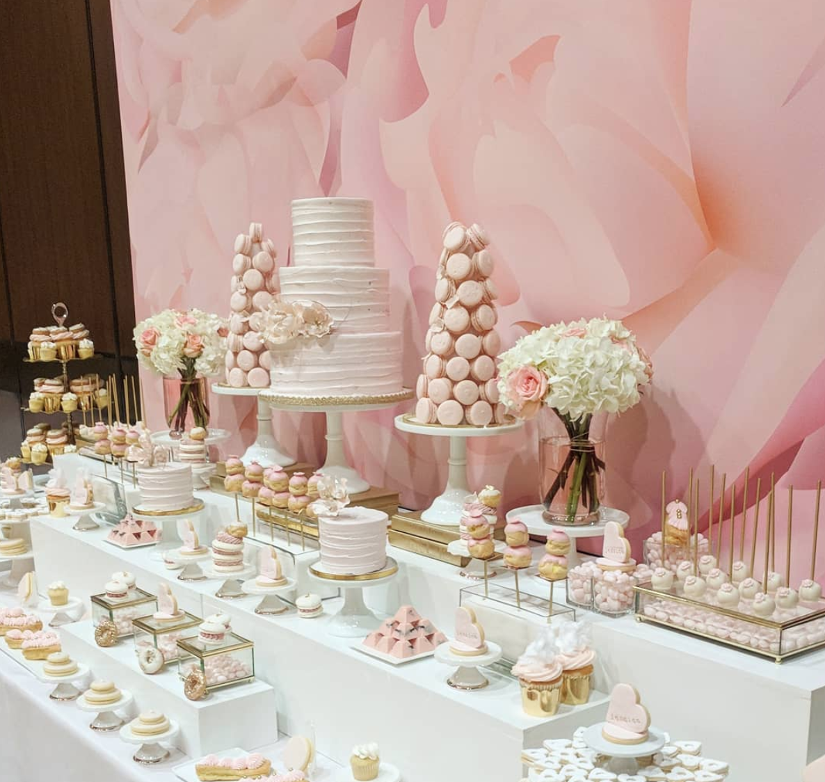 Jessica’s Bridal Shower Sweet Table