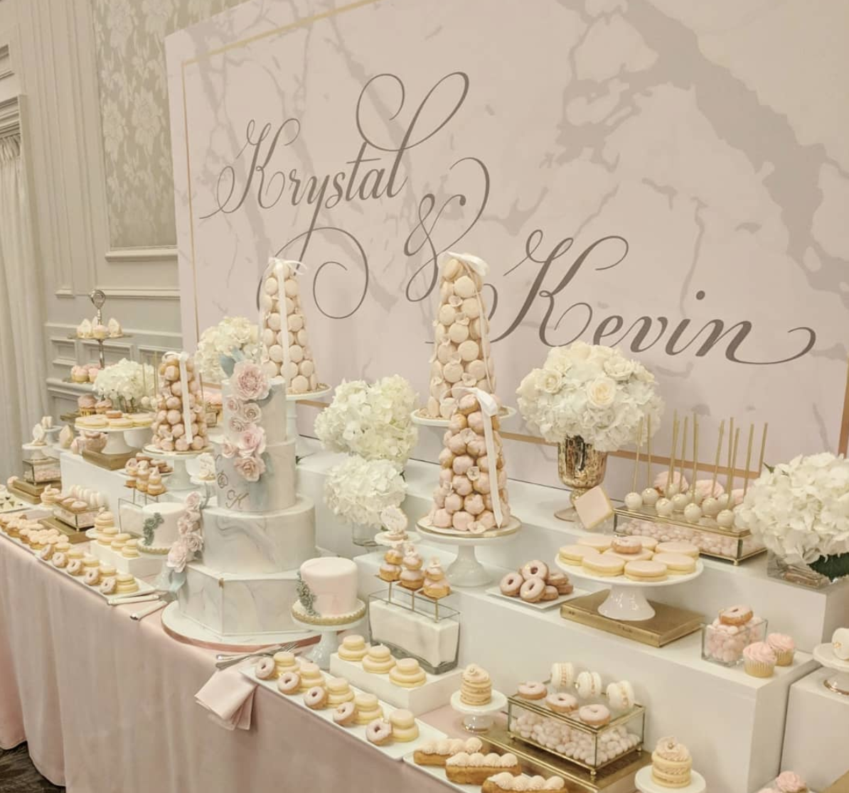 Krystal and Kevin’s Wedding Sweet Table