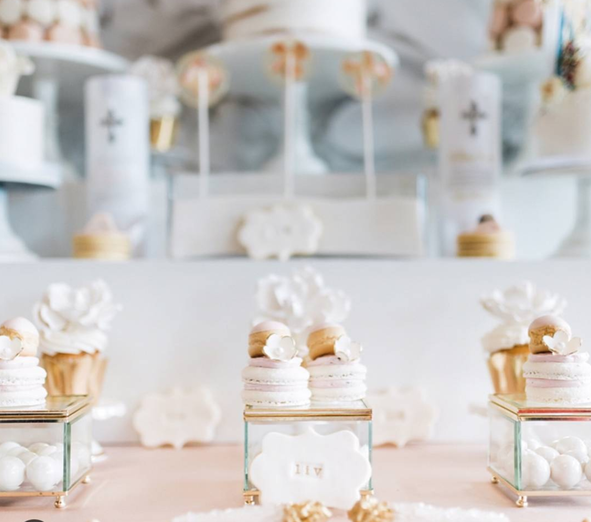 Olivia’s First Communion Sweet Table