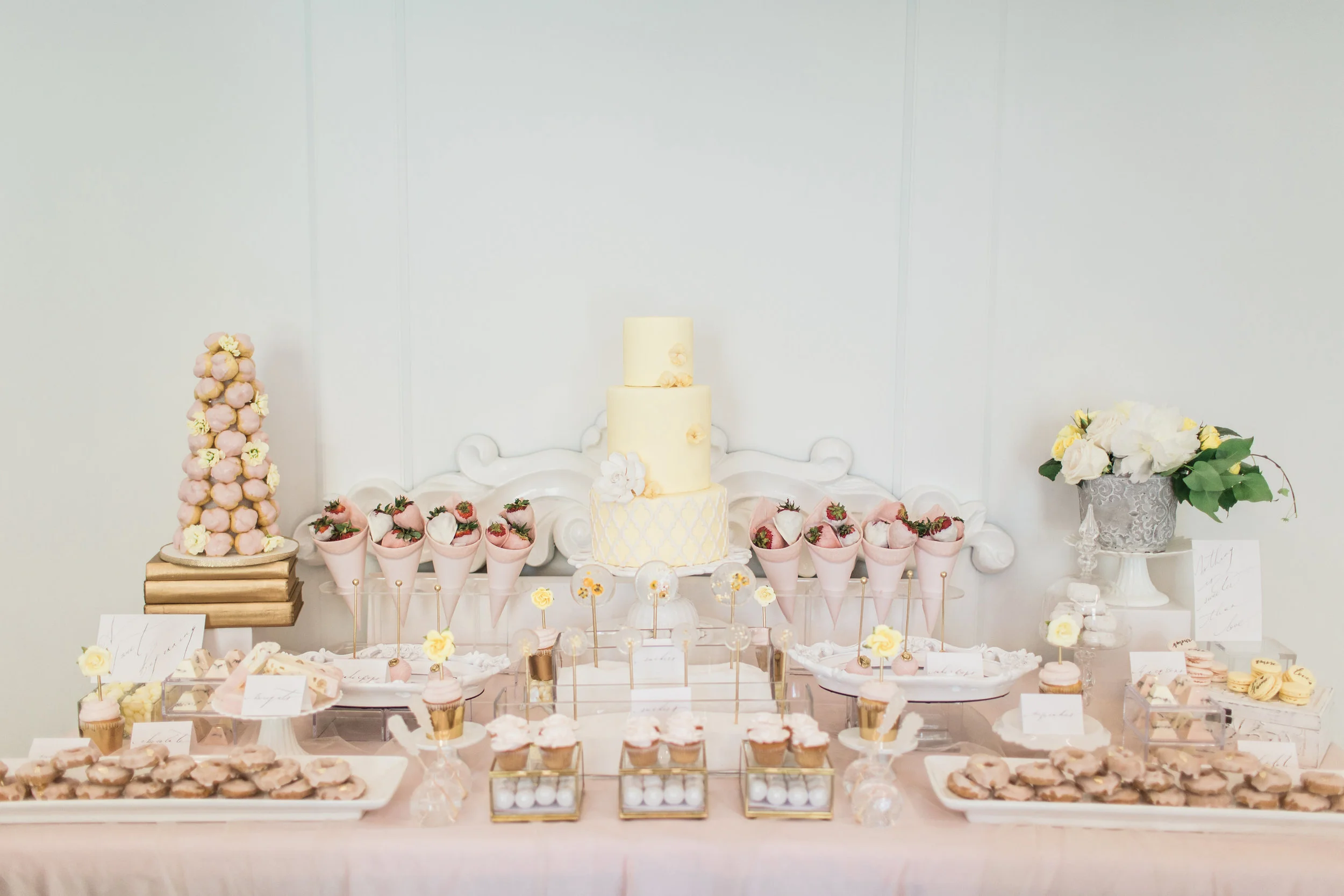 Styled Sweet Table Featured in Wedluxe