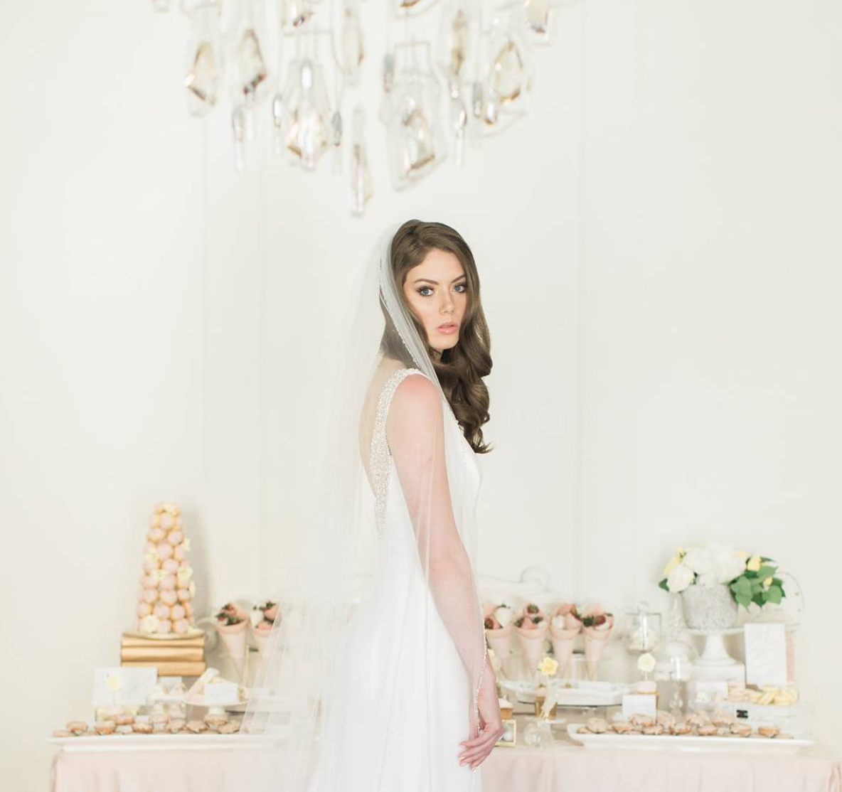 Styled Sweet Table Featured in Wedluxe