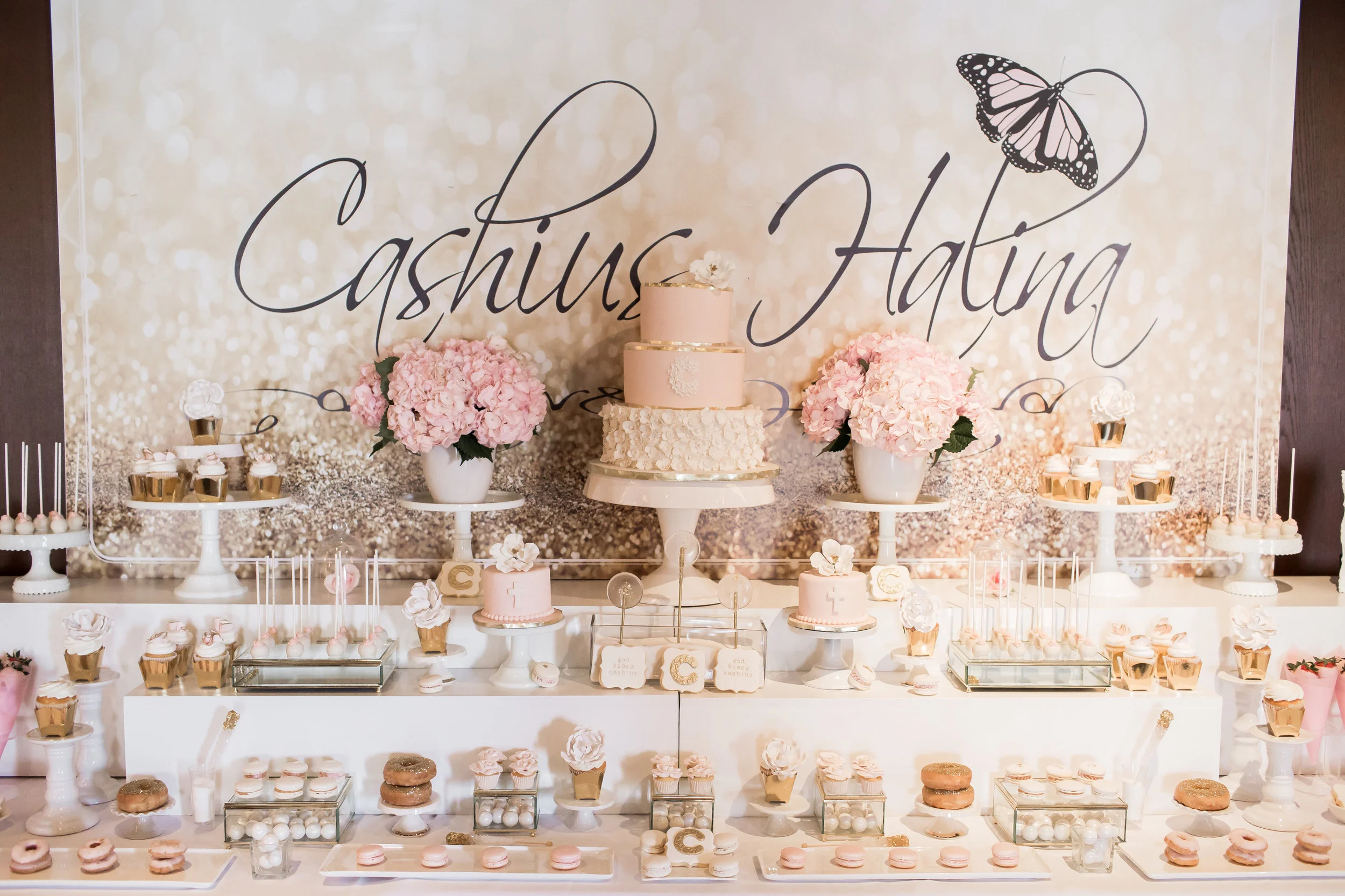Cashius’s Baptism Sweet Table