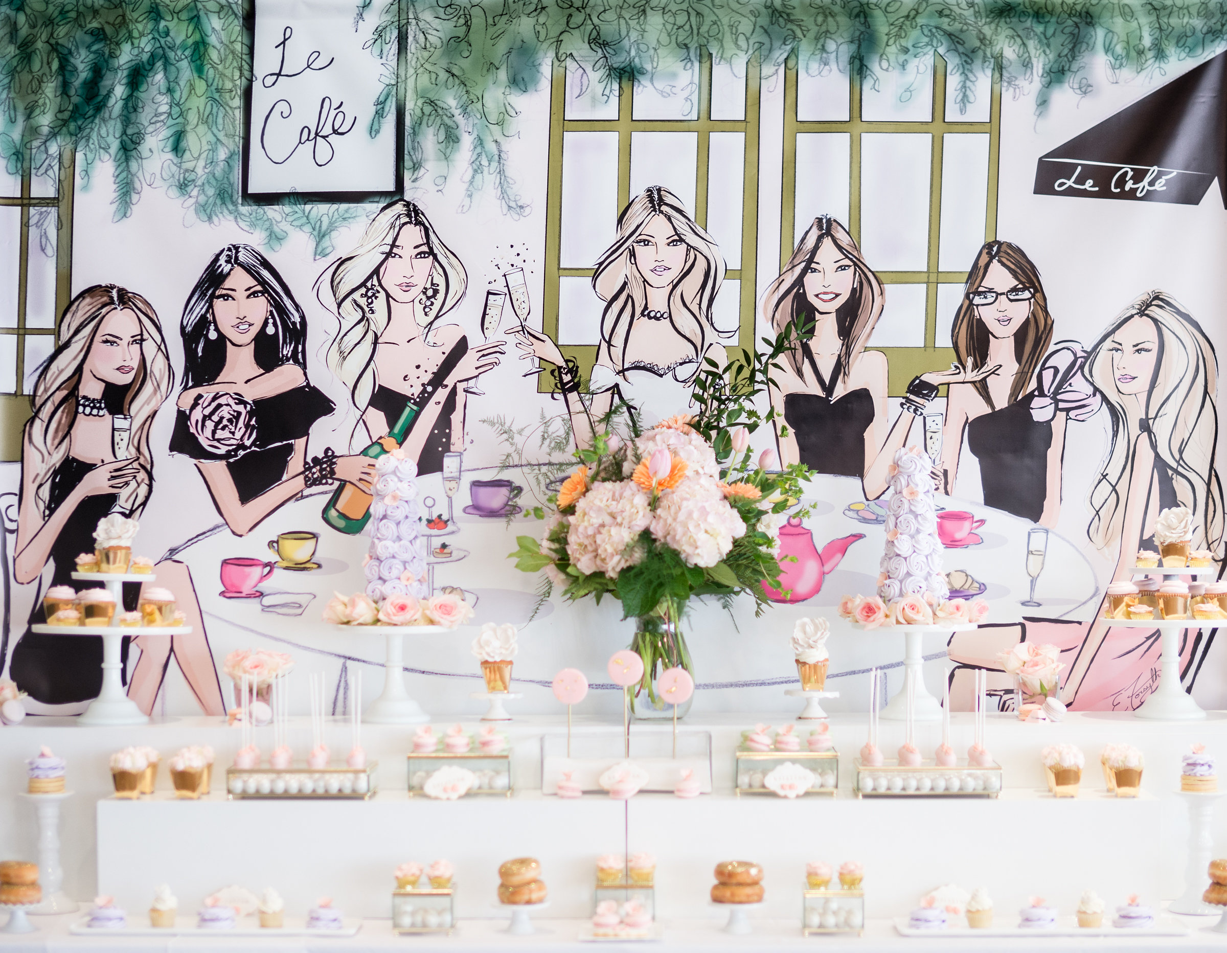Kristina’s Bridal Shower Sweet Table