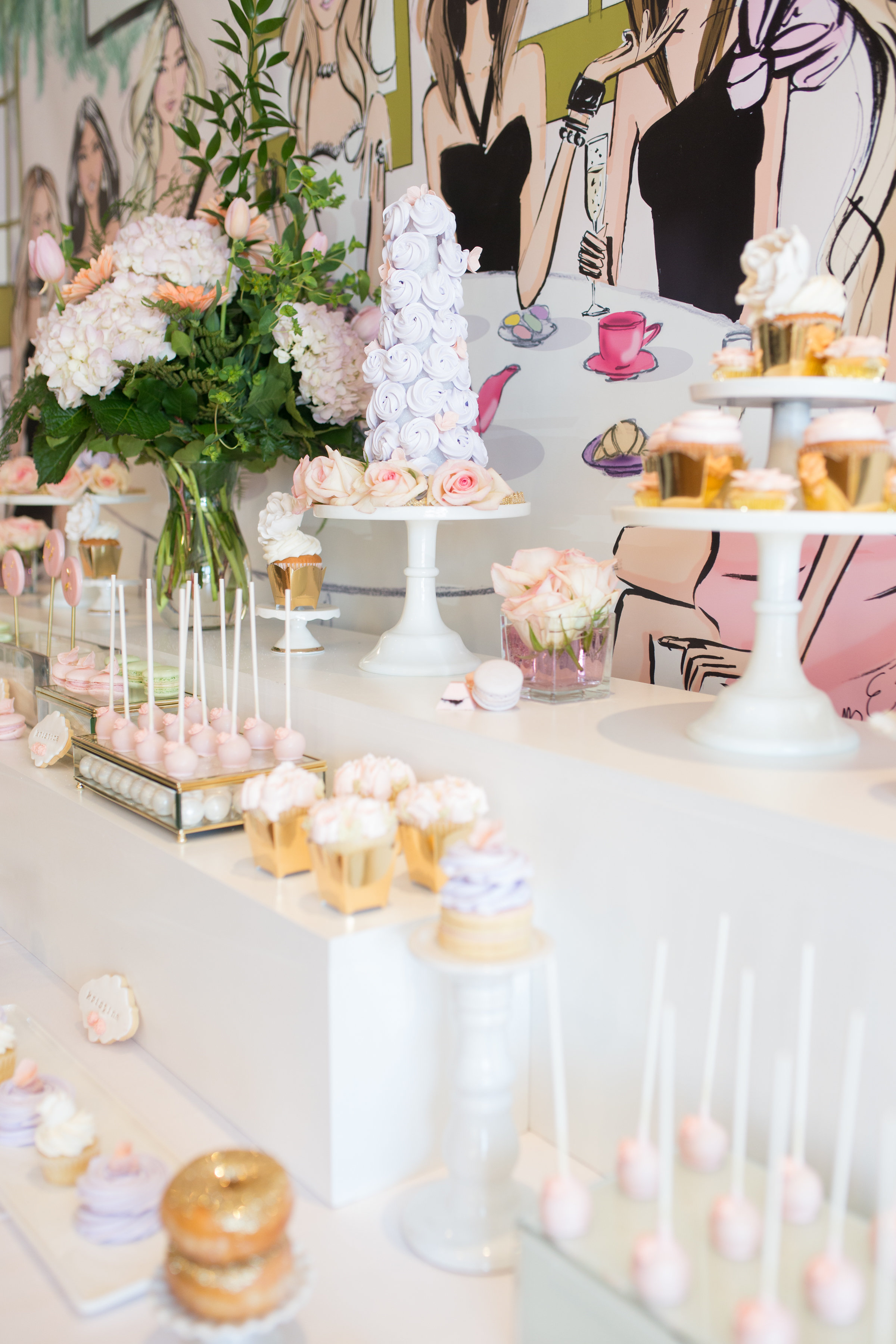 Kristina’s Bridal Shower Sweet Table