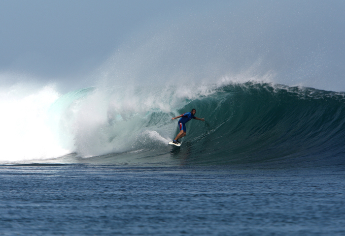 Surfing a wave 