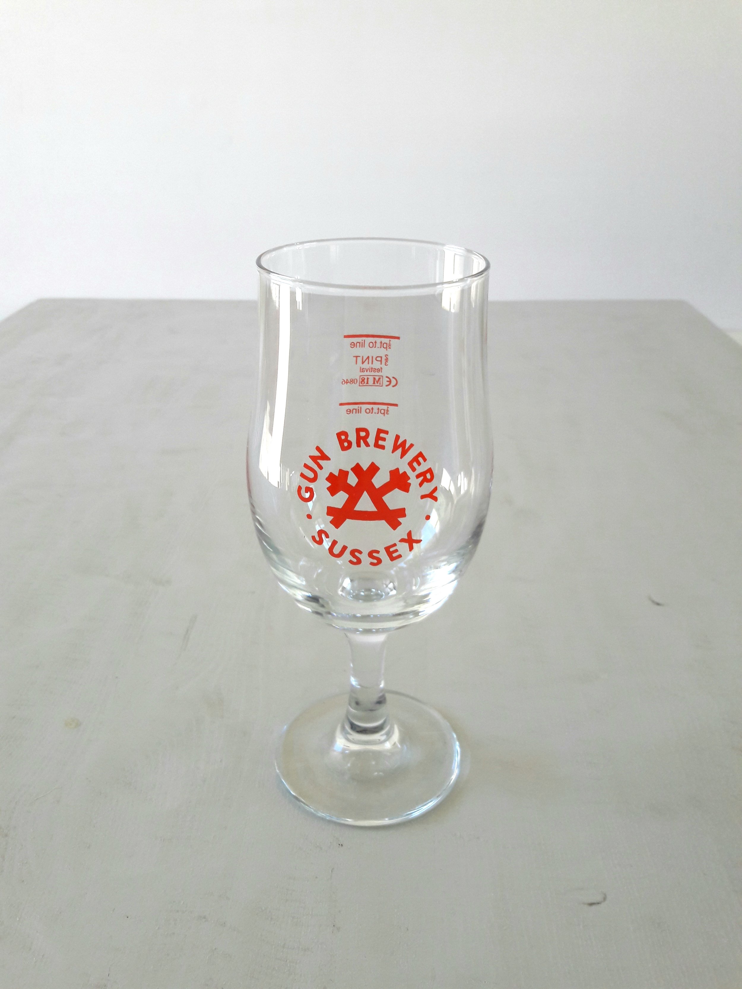 Schooner Glass — Gun Brewery