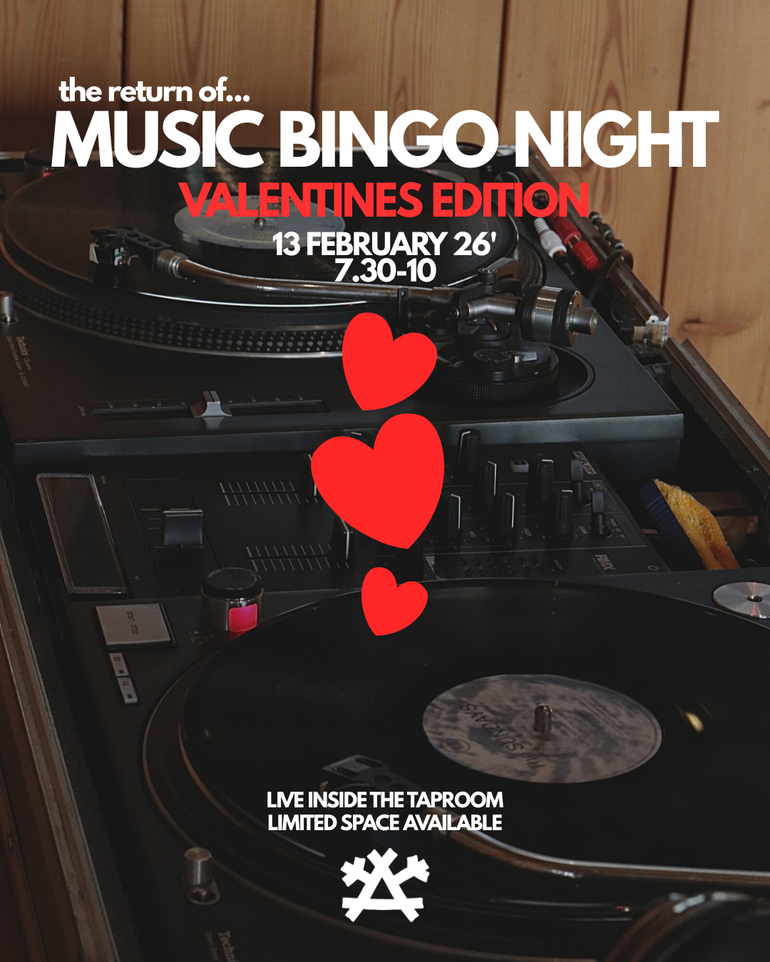 Music Bingo Night - Valentines Edition