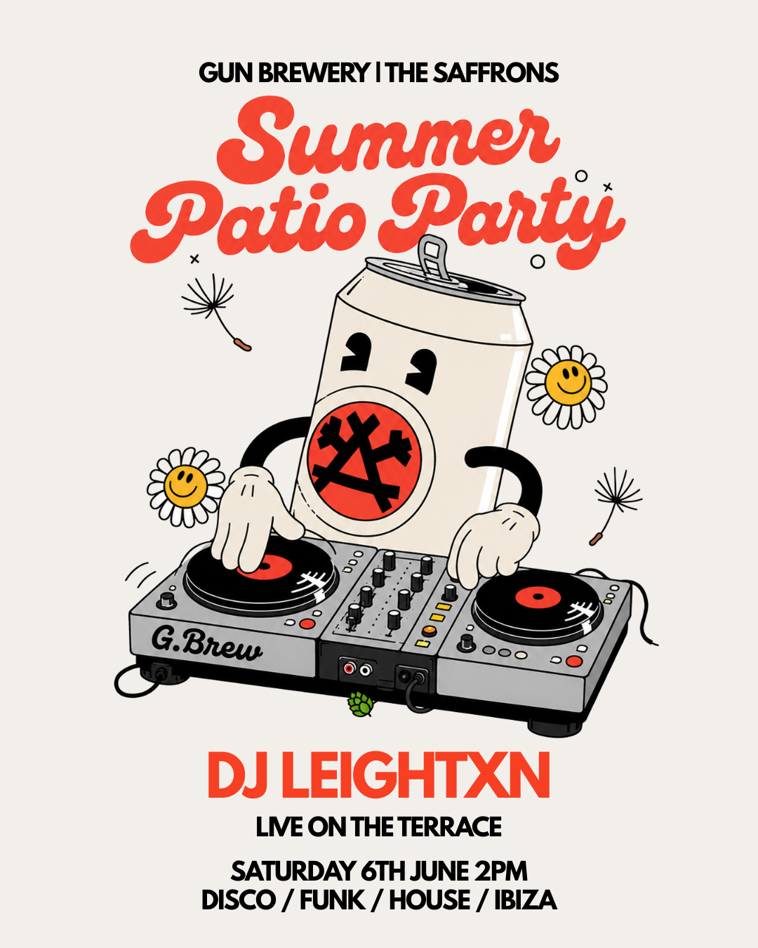 PATIO PARTY - LIVE DJ ON THE TERRACE / IN THE TENT