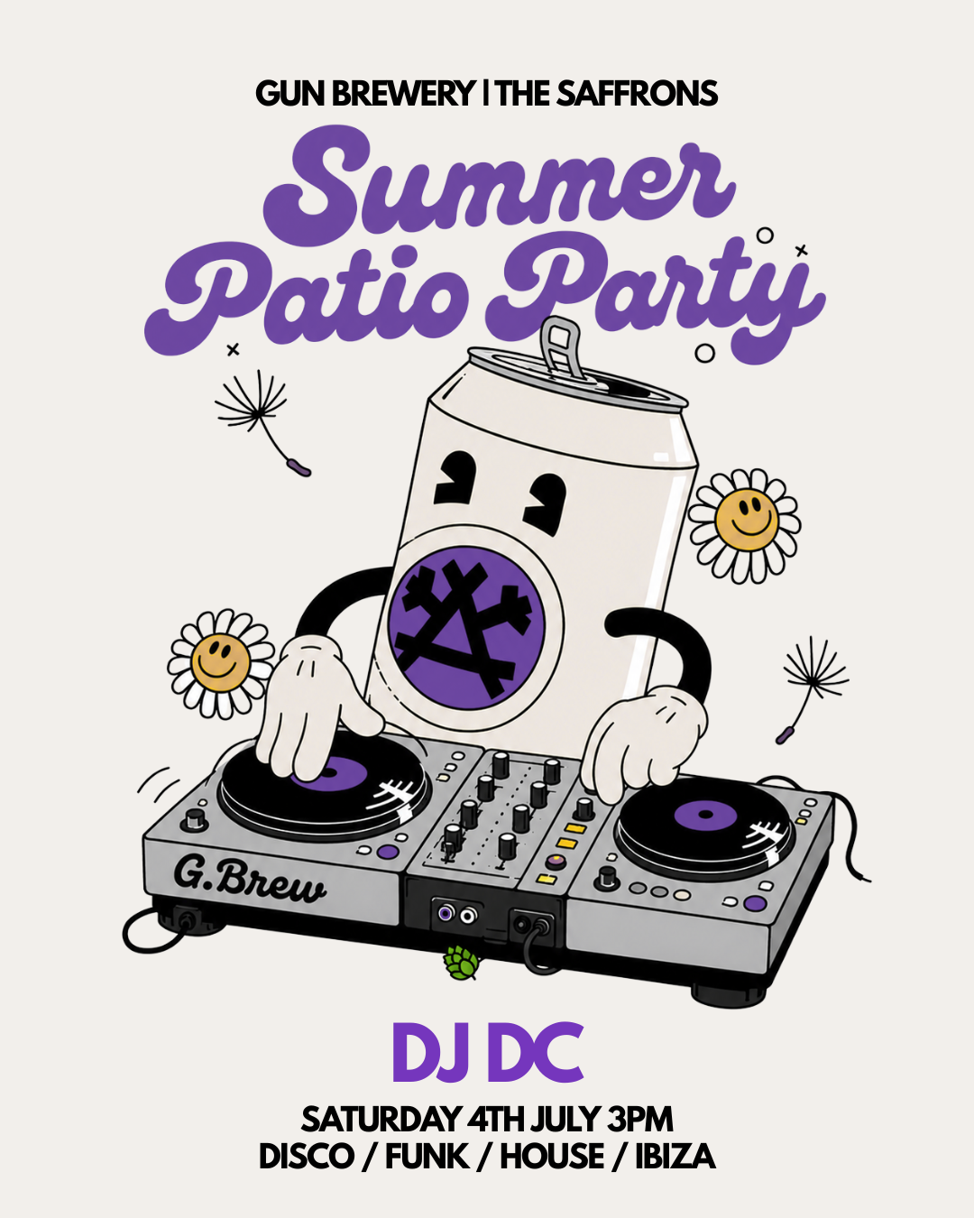PATIO PARTY - LIVE DJ ON THE TERRACE  