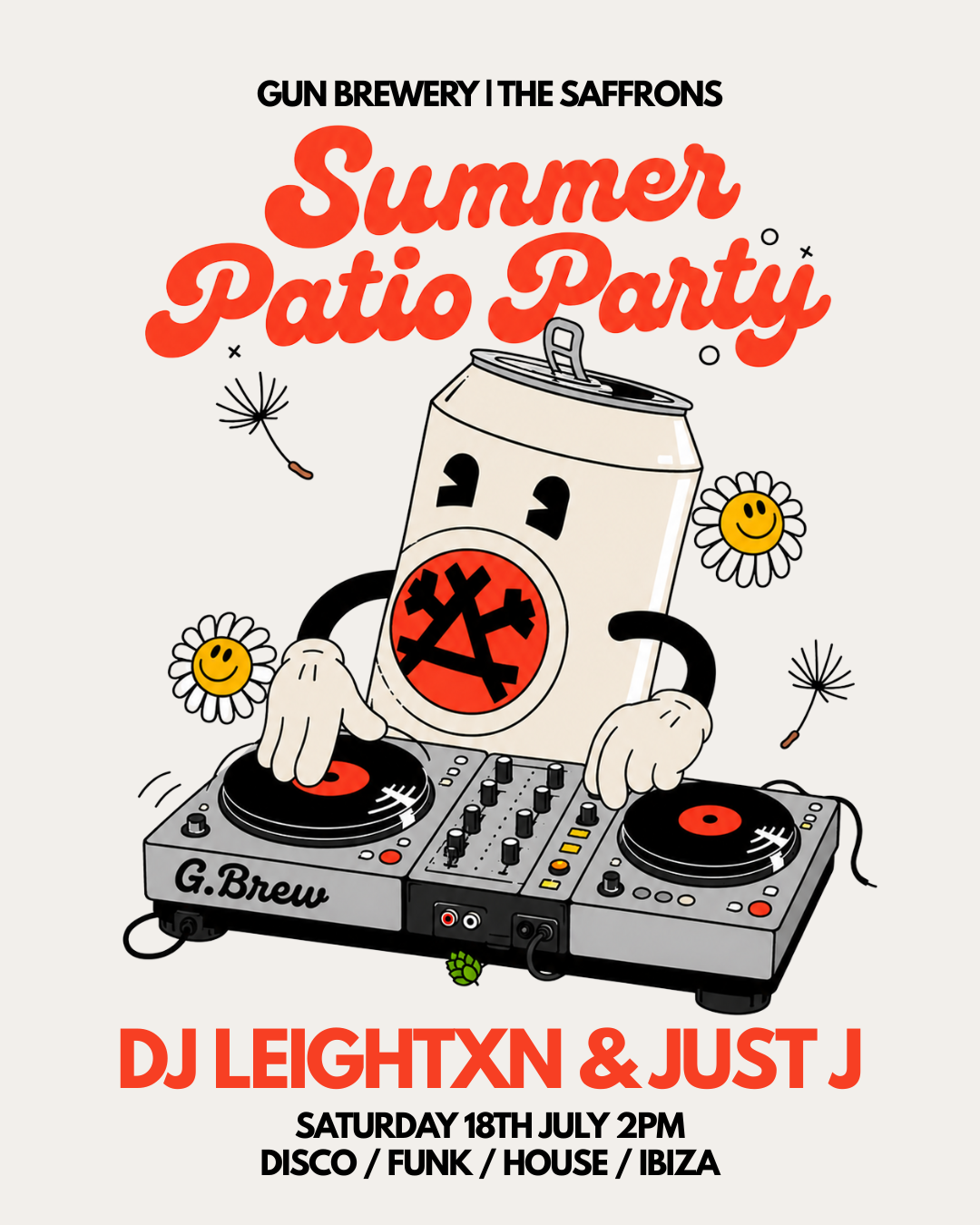 PATIO PARTY - LIVE DJ ON THE TERRACE