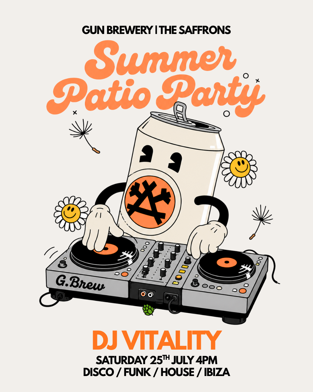 PATIO PARTY - LIVE DJ ON THE TERRACE  
