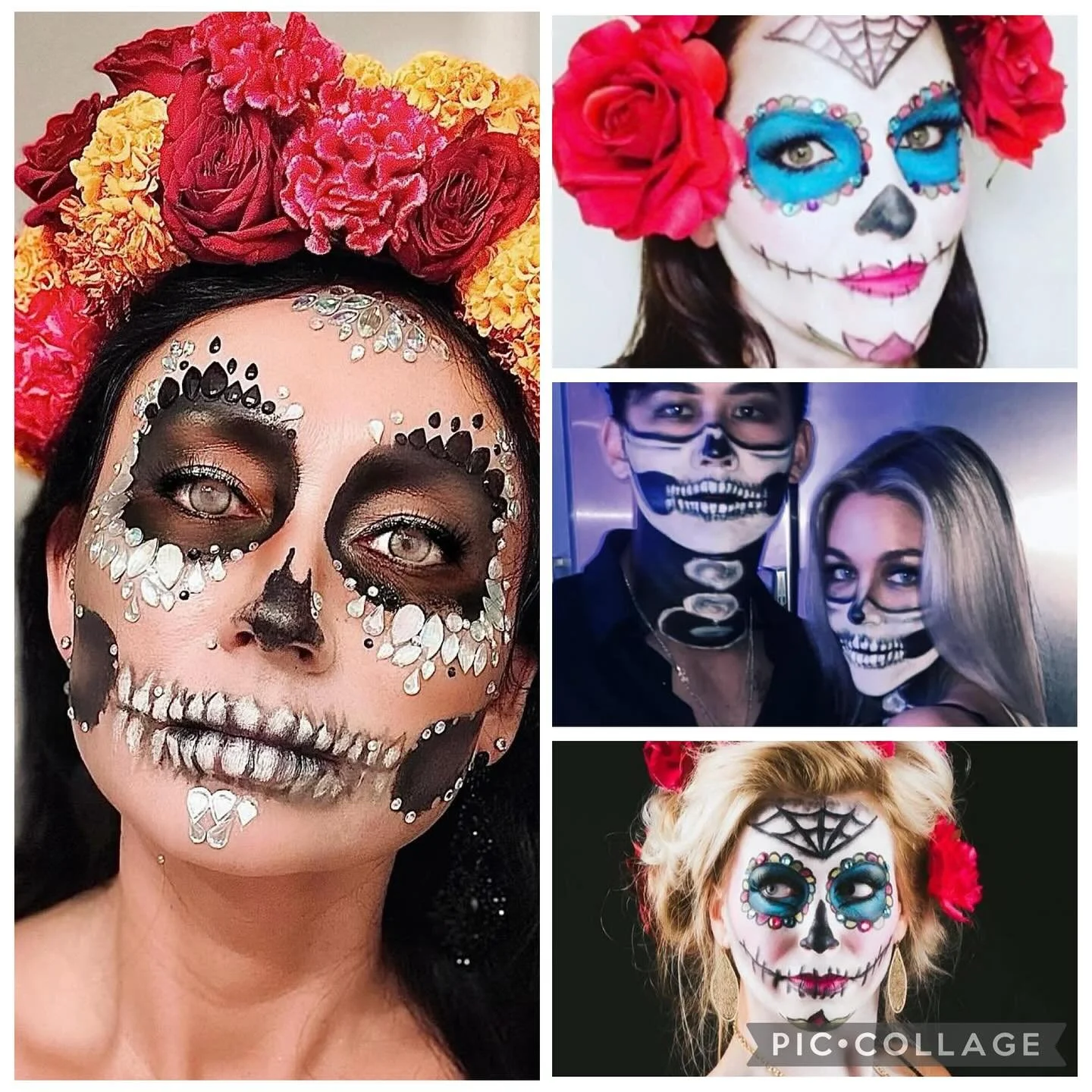 Día de Los Muertos Makeup ✨💀One of my favorite times of year to create! Bold color, fine details, and so much heart behind every look. Día de Los Muertos is a celebration of love, remembrance, and artistry. I still have a few openings