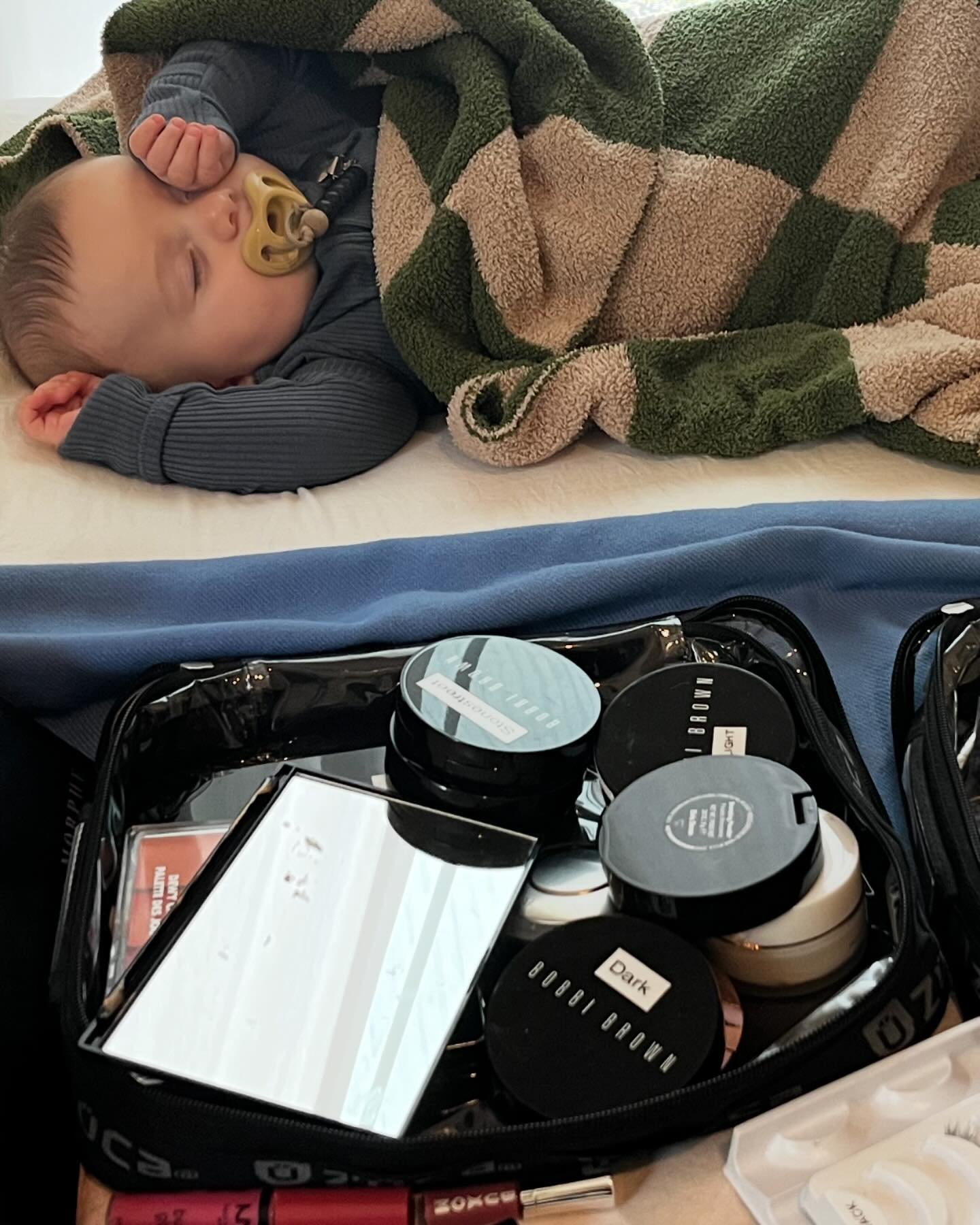 Had the sweetest little assistant while working this past weekend&mdash;just four months old. Not a peep out of him, and I definitely got my baby fix in between clients! No makeup required for this little guy&mdash;he was perfect as is. Moments like 