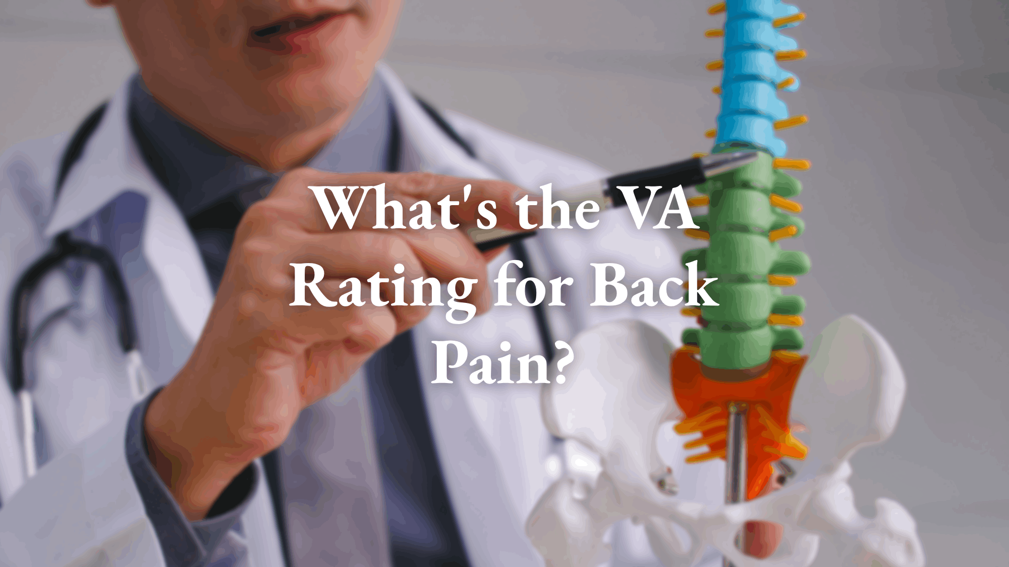 What's the VA Rating for Back Pain in 2024?