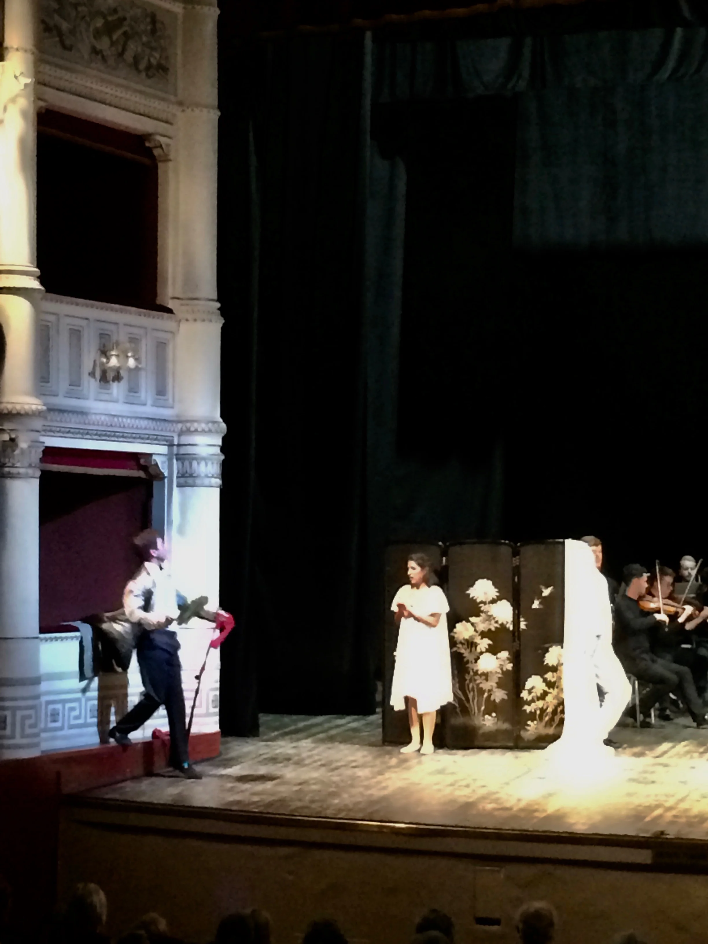 La Scala di Seta , Teatro Signorelli, Cortona, 2018. Director: Jeanne Pansard-Besson