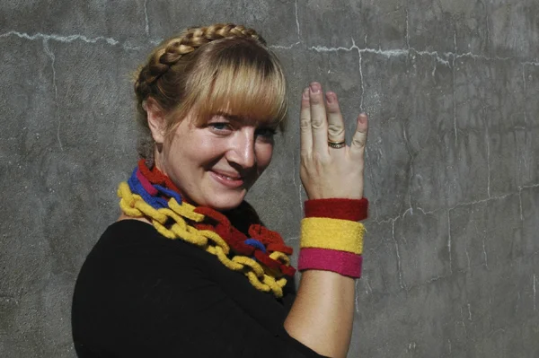 felted wool chains and bangles