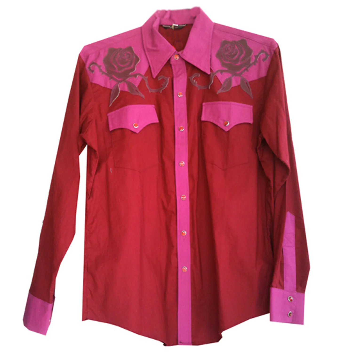 roses &amp; brambles snap shirt