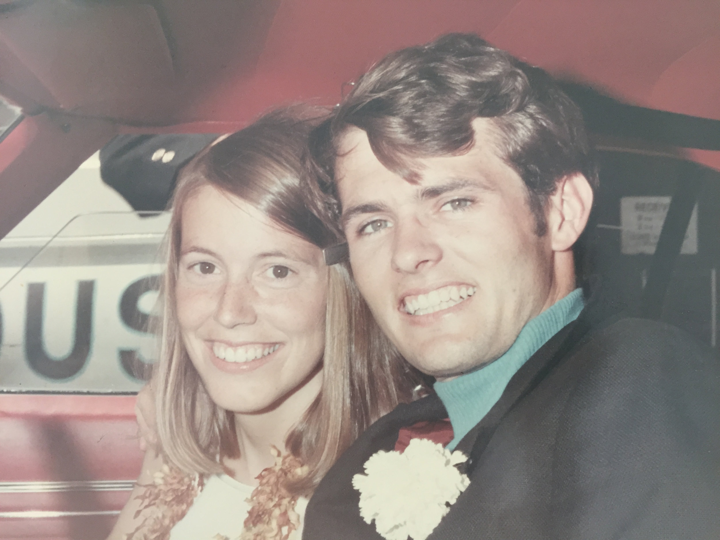 Mom &amp; Dad on their wedding day