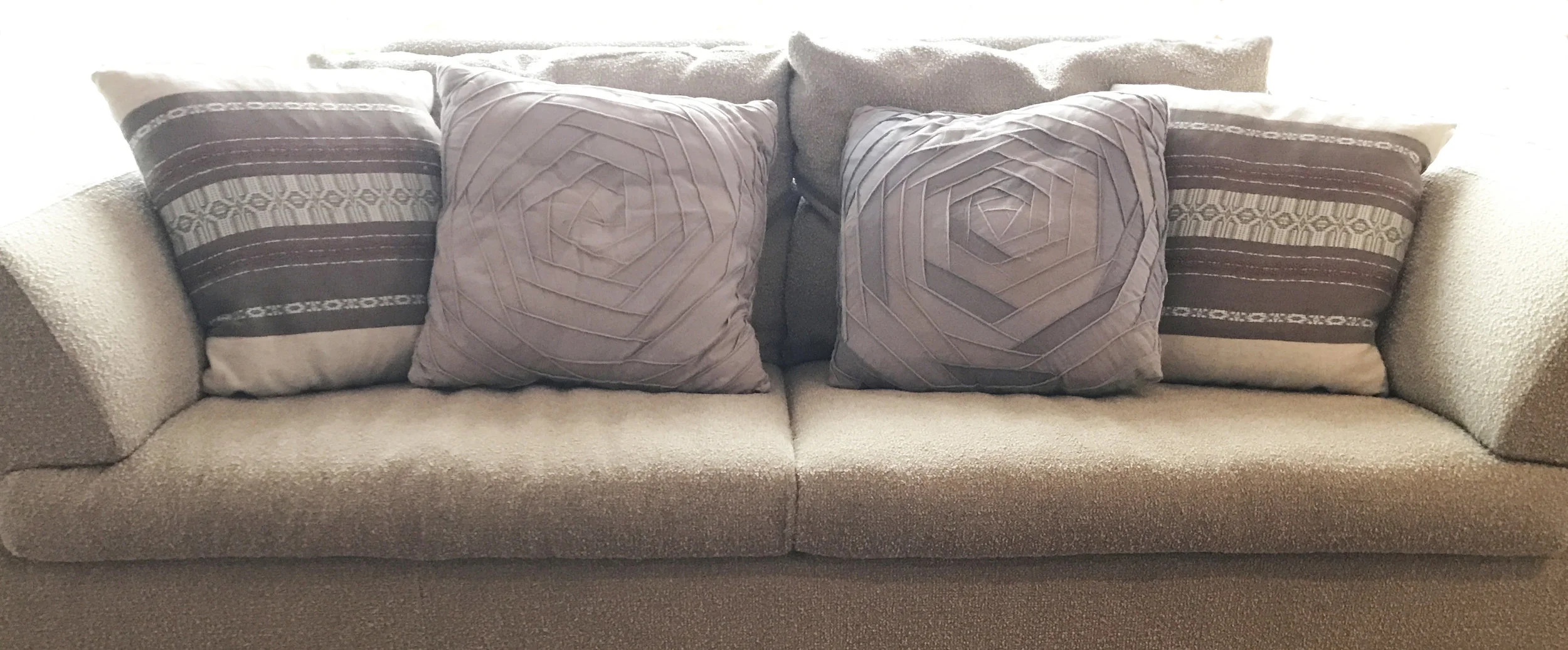 bandage and Lummi Island cushions
