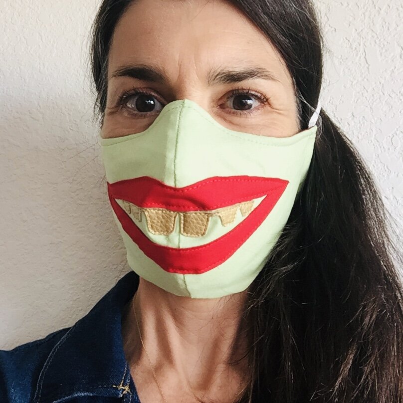 big smile mask — Lorna Leedy